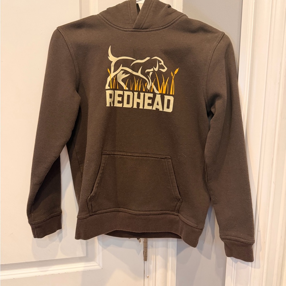 RedHead Kids Dark Brown Hoodie with Graphic